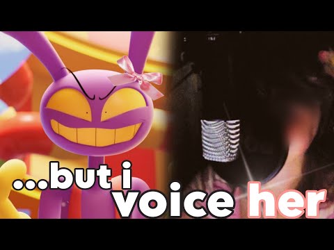 A Totally Normal Cartoon Fight... but I voice Jax (again) [ + FACE CAM | DIGITAL CIRCUS VOICE OVER]