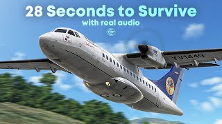 How this Pilot's Decision Sealed the Fate of 46 Passengers | 28 Seconds to Survive (Real Audio)