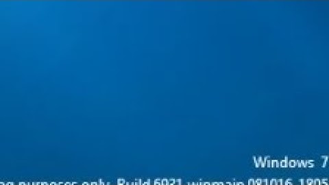 Windows 7 Build 6931 Installation and demonstration