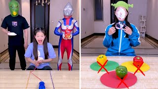 Dice Throwing Challenge,So Exciting, Balloons Are About To Explode! #Funnyfamily #Partygames