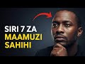 Siri 7 Za Saikolojia Ya Maamuzi Magumu Epuka Makosa Makubwa Ya Maisha Na Pesa