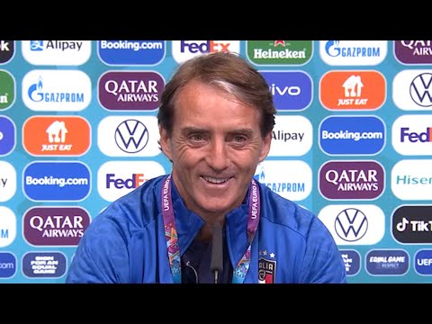 Roberto Mancini - Italy v Spain - Pre-Match Press Conference - Semi-Final - Euro 2020