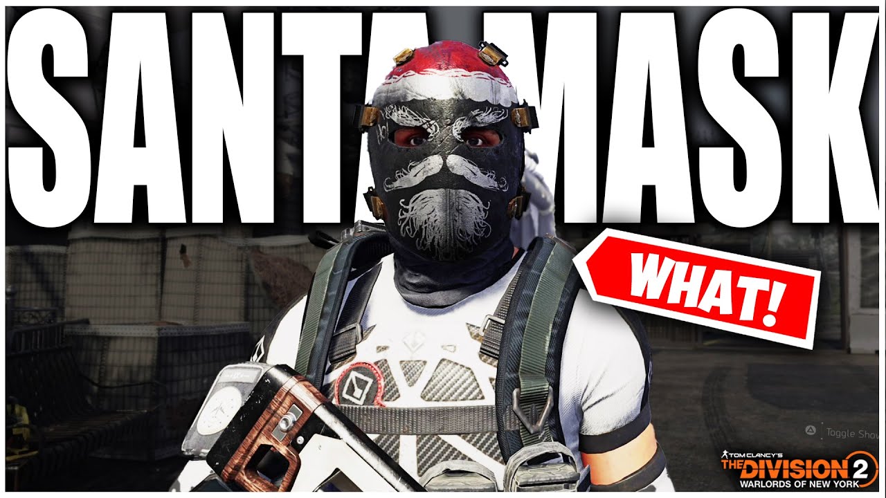 THE DIVISION 2 HAS A NEW SANTA HUNTER MASK IN TU12!  ONLY FOR A SHORT TIME THIS IS WHERE YOU GET IT!