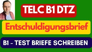 Deutschprüfung B1 Brief schreiben / Entschuldigung schreiben Niveau B1