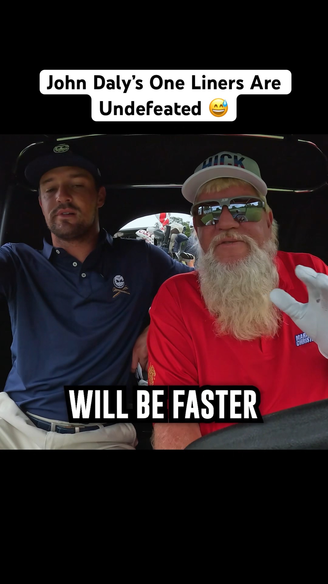 I don’t know how he comes up with this stuff ? #golf