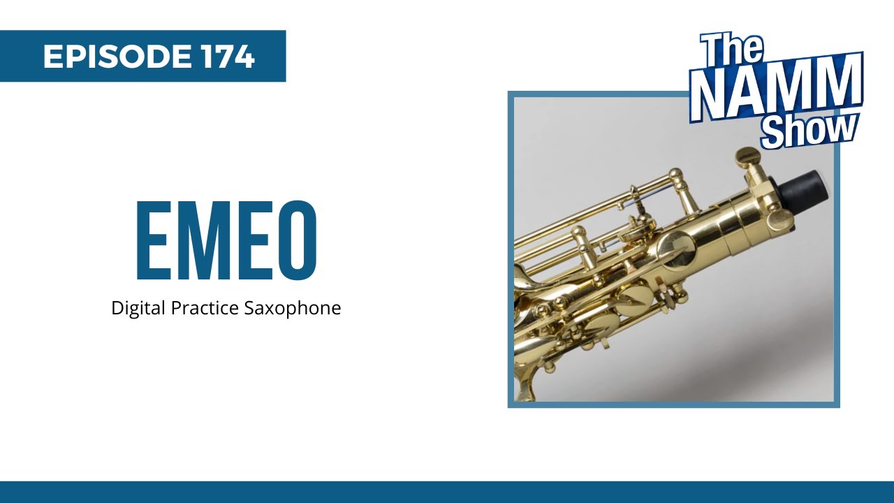 EMEO Digital Practice Saxophone at the NAMM Show 2023; A new design to