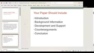 Classic Argument Essay Structure