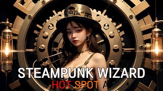 AI Art Lookbook 4K | Steampunk Wizard | Cosplay | AI Beauty Girl | AI 룩북 실사 그림