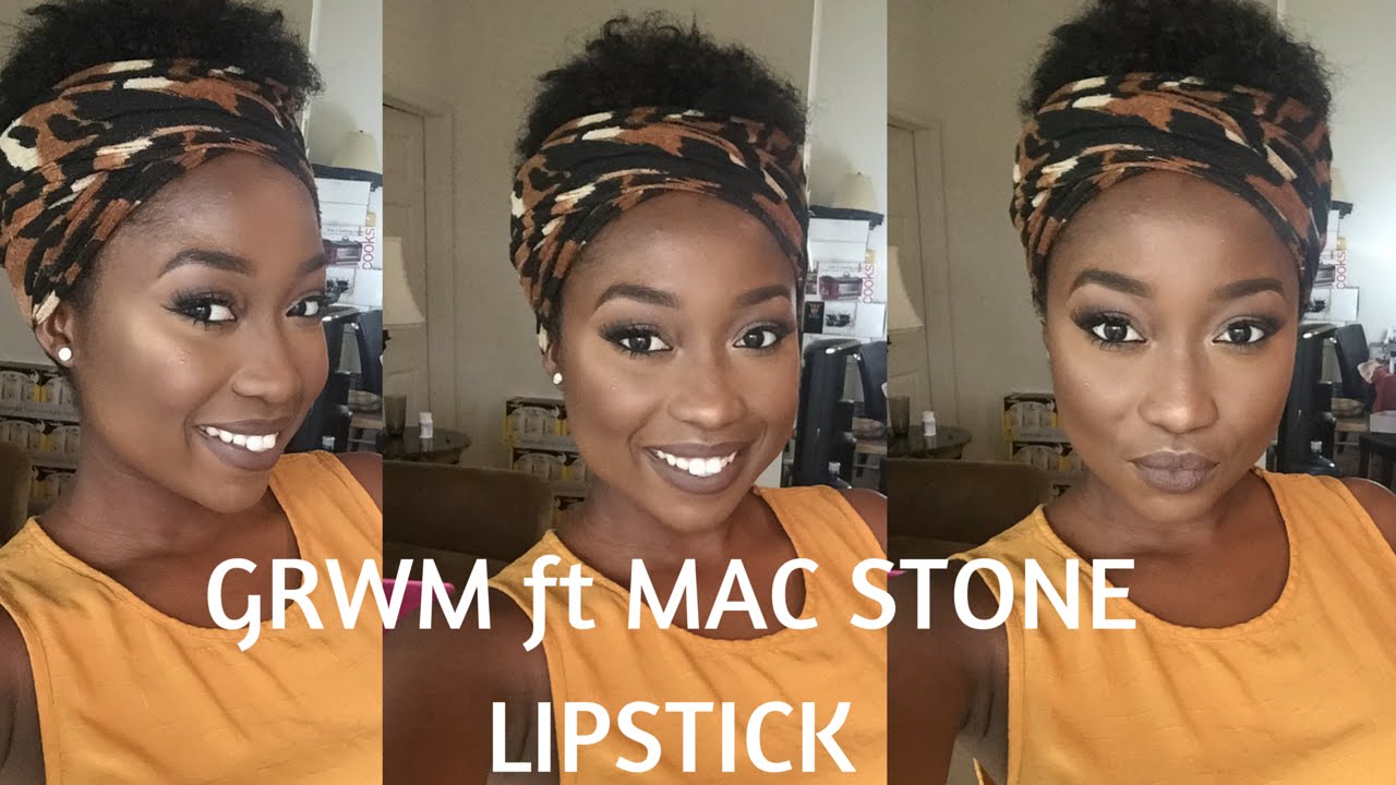 Mac Stone Lipstick On Dark Skin Get Ready With Me - Youtube-9678