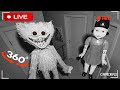 🔴VR 360° Poppy Playtime Huggy Wuggy, Kissi Missy,  Killer Doll, Carton Cat in real life/Live Stream🔴