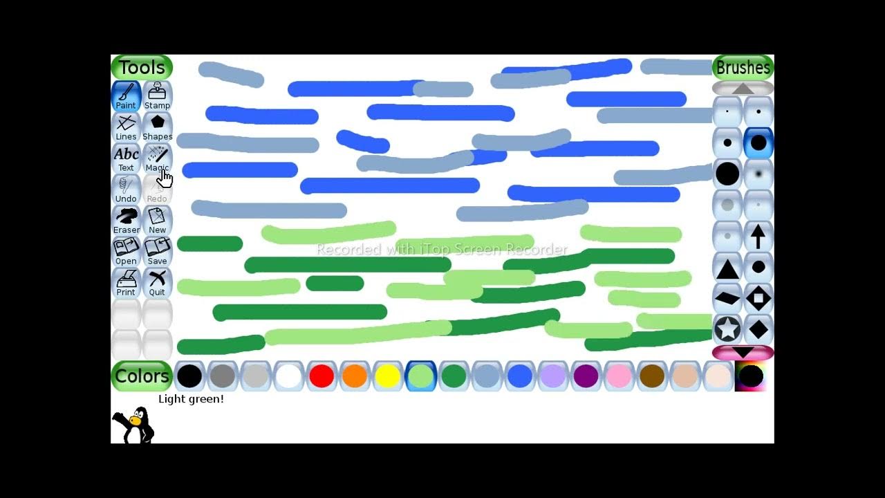 Tux Paint Scenery Drawing YouTube