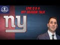 New York Giants | Live Q & A | NY Giants Off season talk & Hangout 6/18