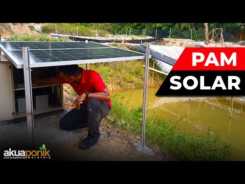 Sistem Kuasa Solar PAM OKSIGEN Kolam Ternakan Air Tawar | GCSOAR MPPT 30Amp Charger Controller