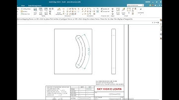 How to Dimension a Curved Slot in Solid Edge