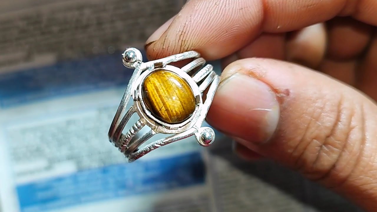 Handmade Silver Ring - Beautiful Silver Ring Making Process - YouTube