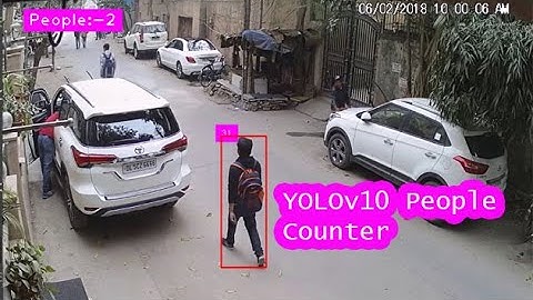most easy way to create people counter | yolov10 people counter | computer vision
