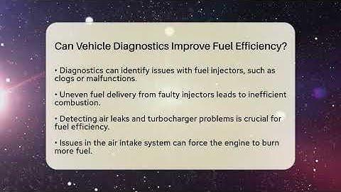 Can Vehicle Diagnostics Improve Fuel Efficiency? - Talking Tech Trends
