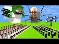 Monster School : SKIBIDI TOILET SEASON 1 ALL EPISODE - Minecraft Animation