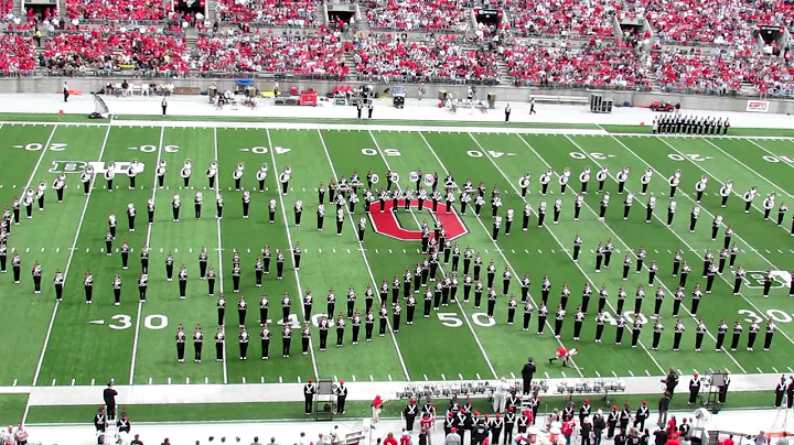 FUNK Halftime Show from Above as Requested 9 8 2012 OSU vs UCF OSUMB
