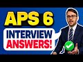 APS 6 INTERVIEW QUESTIONS &amp; ANSWERS (How to PASS an Australian Public Service Level 6 Job Interview)
