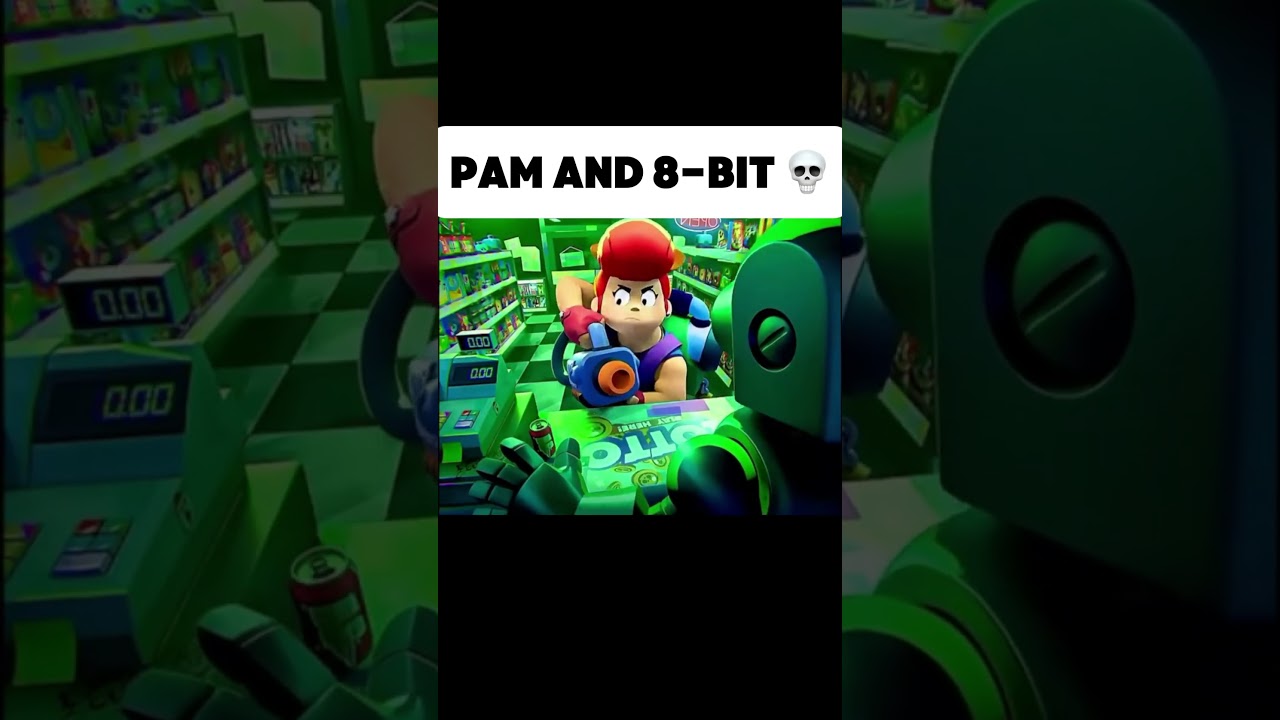 Pam saved 8-bit from the robots 💀🔥