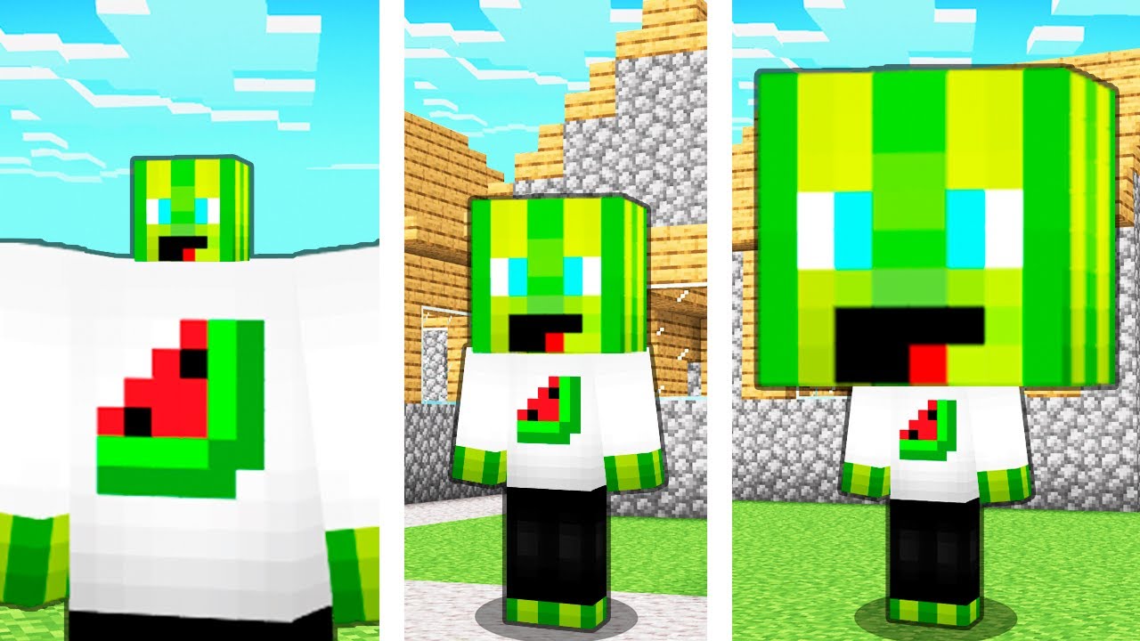 В МЕНЕ НАЙБІЛЬША ГОЛОВА У МАЙНКРАФТІ