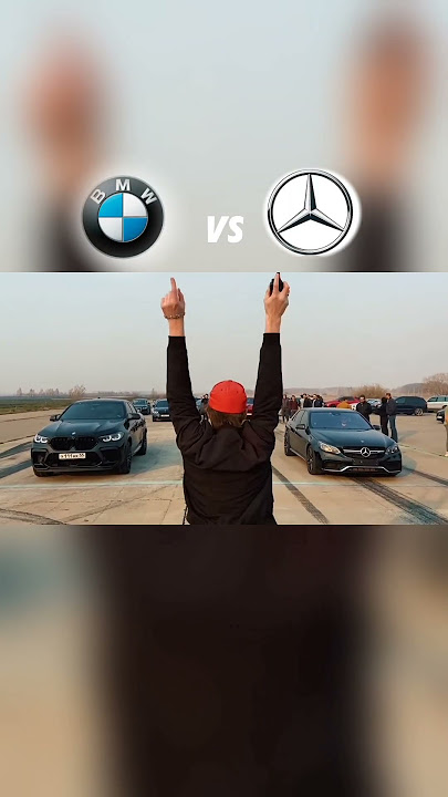 BMW X6M VS MERCEDES #bmw #edit #dragrace