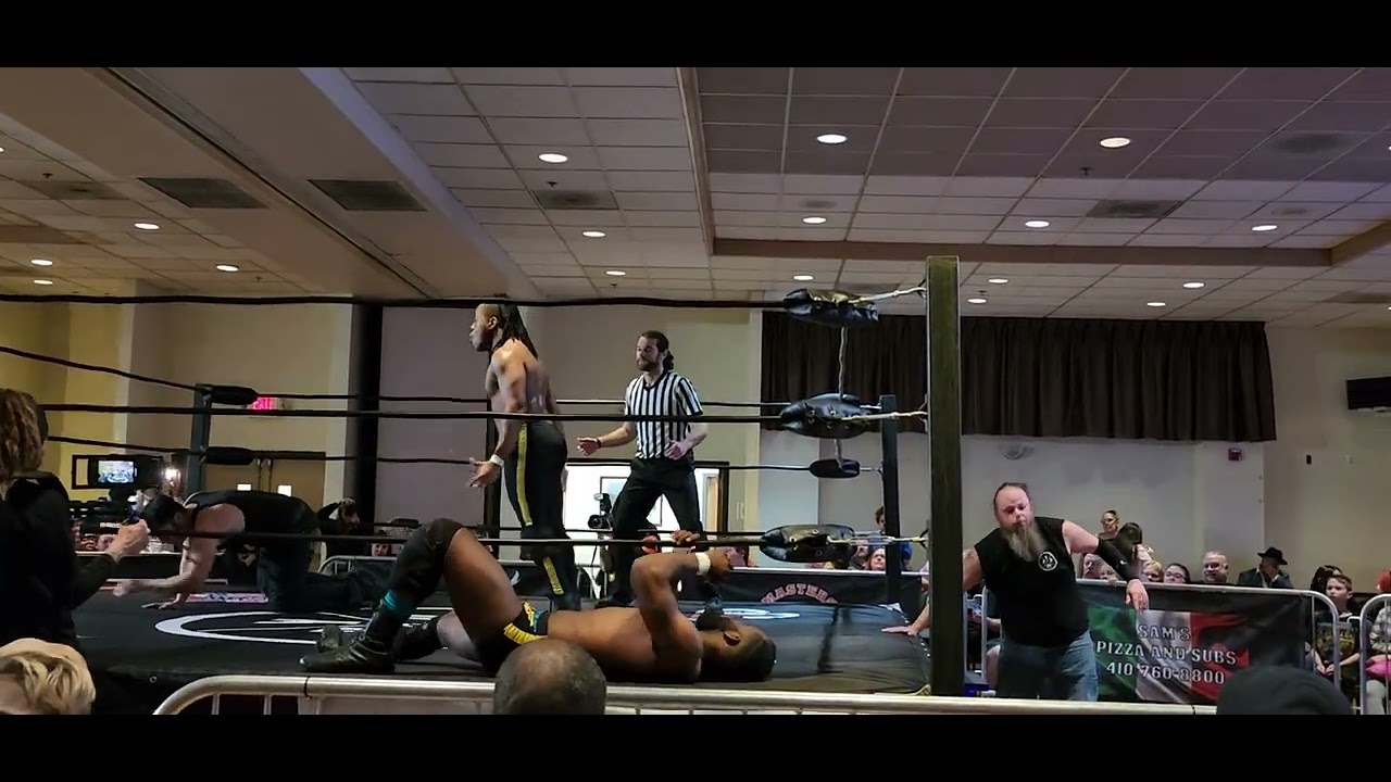 Khaz Lee makes the hot tag and Myron Malone takes over - PYD Winter War - Unfinished Business 2/9/24