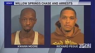 Chicago men charged after stolen chainsaws led to high-speed chase in west suburbs