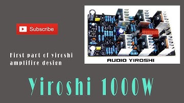 Designing Yiroshi 1500 Part 1