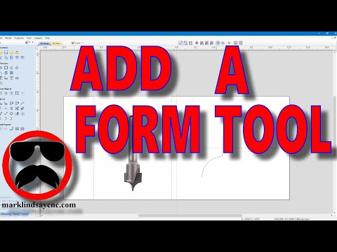 Add a Form Tool to the Vectric Tool Database - Part 37 - Vectric For Absolute Beginners