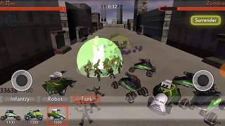 Zombie War Dead World - Zombie vs infantry, Robot, Tank || Epic War || how to win screenshot 5