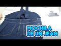 Mochila reutilizando un jean