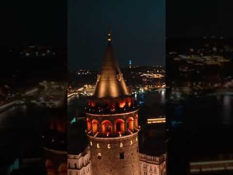 Galata Tower #shorts #istanbul #galata #galatatower #drone
