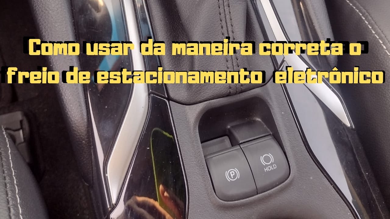 Como puxar o freio de mão eletrico Novo Corolla Cross - YouTube