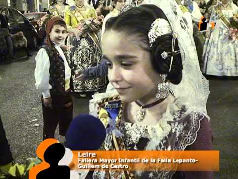 Falla Lepanto - Ofrenda a la Virgen