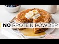 PEANUT BUTTER PROTEIN PANCAKES | without protein powder