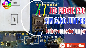 jio f90m sim card jumper // jio phone sim card jumper ways.