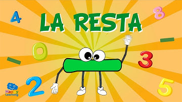 Aprendiendo a restar  La Resta | Vídeos Educativos para niños