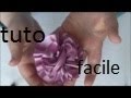 Tuto fleur en ruban de satin n 2 trs facile