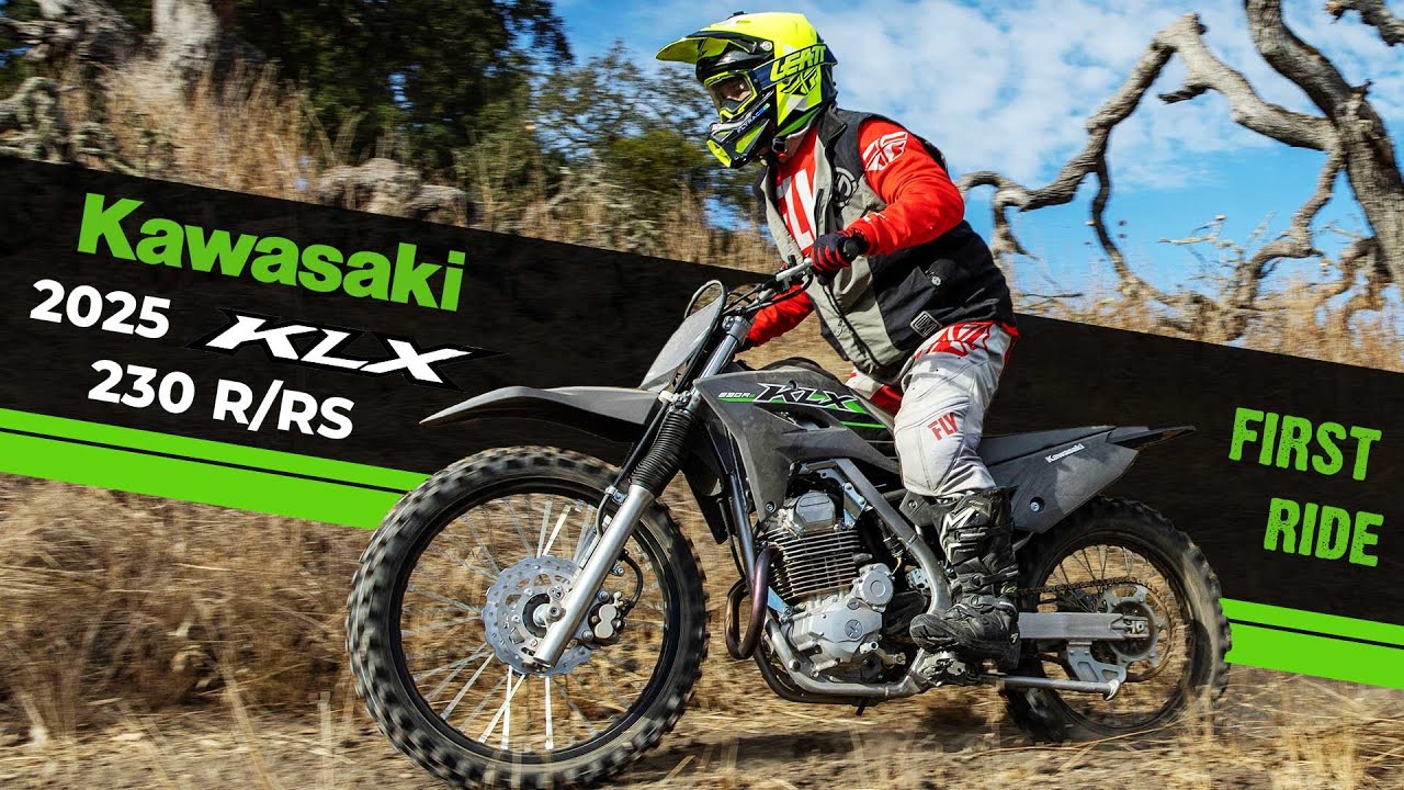 2025 KLX 230 R/RS Test Ride Review - YouTube