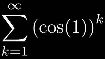 Does the Series Converge or Diverge? SUM( cos(1)^k ) Example with the Geometric Series Test