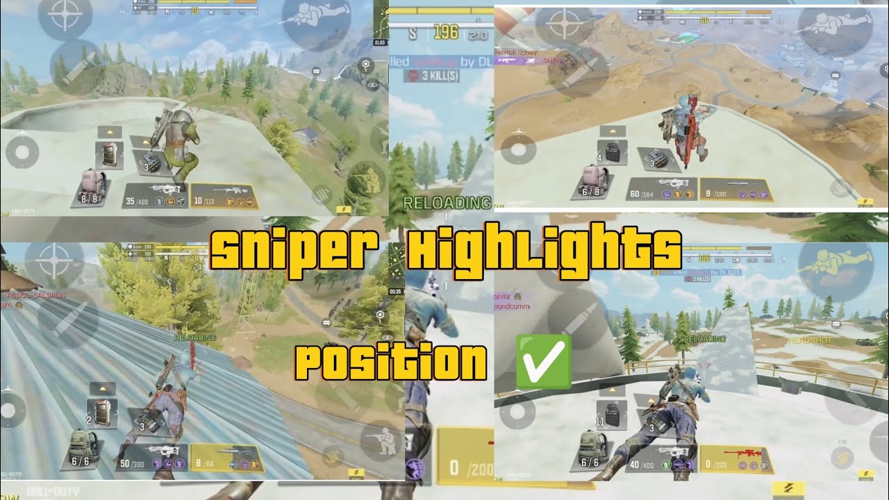 The Best Position for Sniper User in Call of Duty Mobile | Call of Duty ...