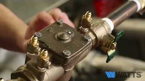 Watts LF009 ¼”-3” Installation