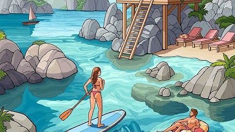Zen Color app Couple Dream Vacations #paintbynumber #colorwithme #coloring #relaxing #video #summer