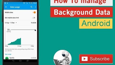How to set a data limit on android Phone by TS Tech Talk