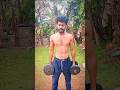 Dumbbell front raise #gym #fitness #shorts