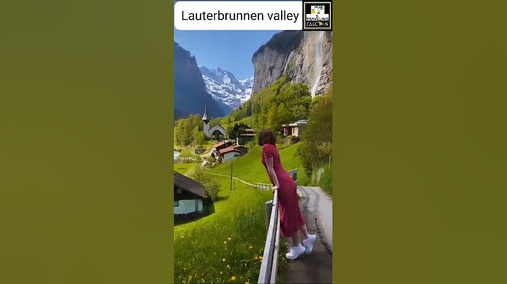 lauterbrunnen valley Switzerland #switzerland #swiss #traveling #travelvlog #trend #heaven #diy