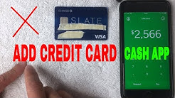   How To Add Credit Card To Cash App Tutorial  