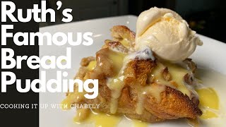 Ruth's Chris Steakhouse FAMOUS Bread Pudding Recipe With Sweet Cream Whiskey Sauce! ACTUAL Recipe!